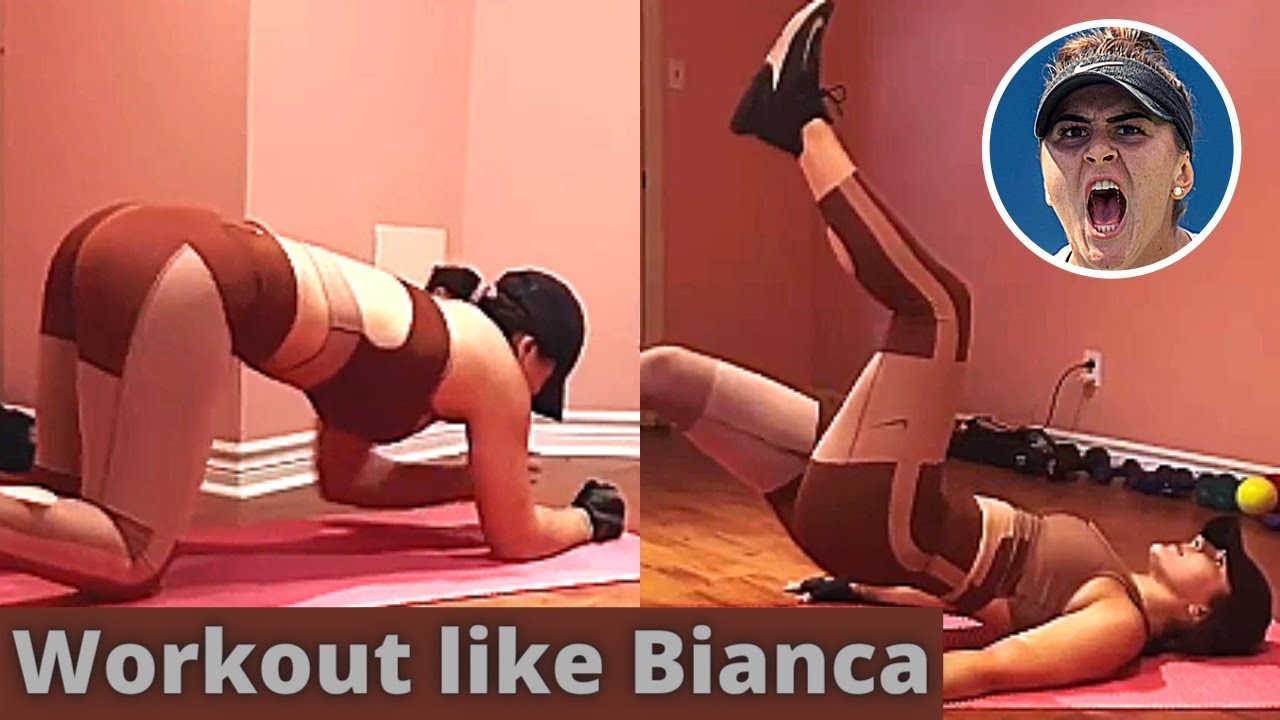 Bianca Andreescu Tennis Workout & INTENSE Training ! Canada's Best Tennis Player