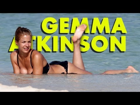 Gemma Atkinson Astonishing Bikini on the beach in Aruba. October 2012