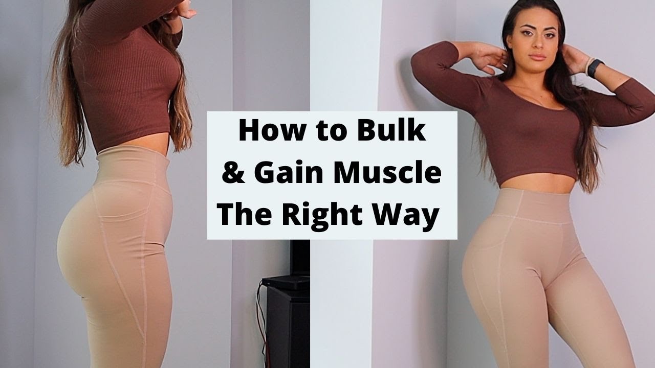 How to Bulk  Gain Muscle WITHOUT getting fat