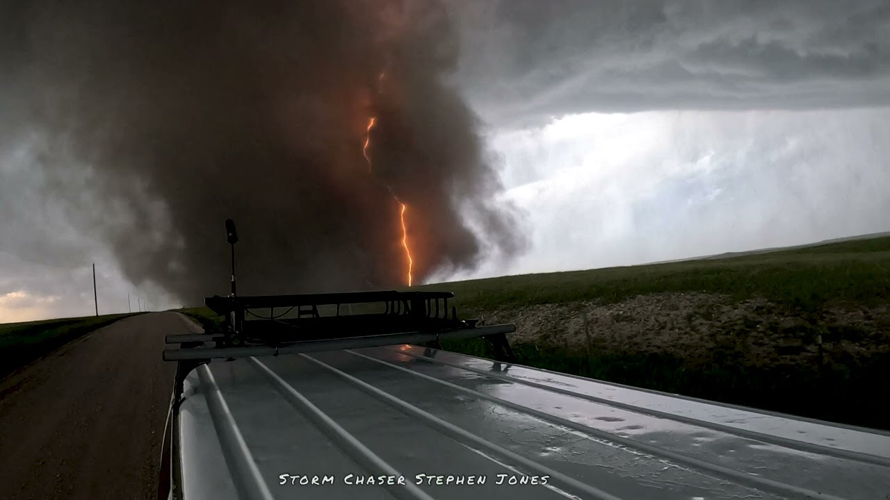 Jaw-Dropping Lightning Show Inside Tornado [4K]: Kimball, NE| June 28th, 2023