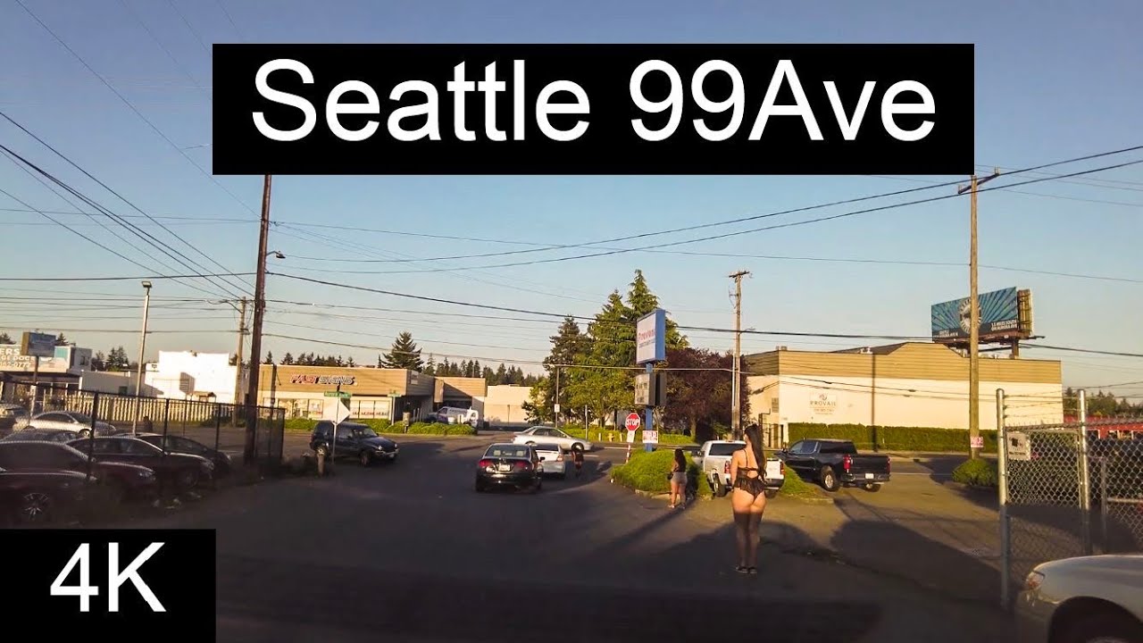 Seattle Wa  Aurora Ave 4K Drive Video 2021