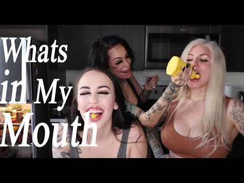 WHAT'S IN MY MOUTH CHALLENGE B and Skye