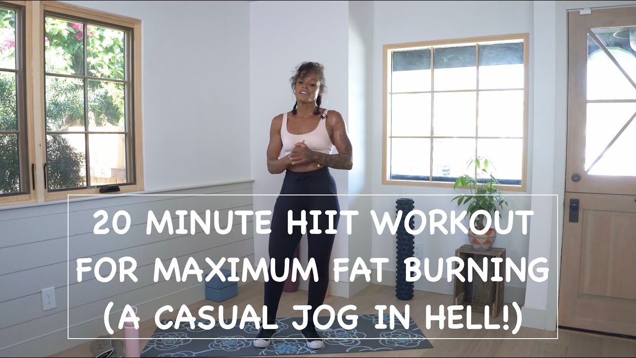 Follow Along 20 Min HIIT Workout - Best Fat Burning Session EVER!