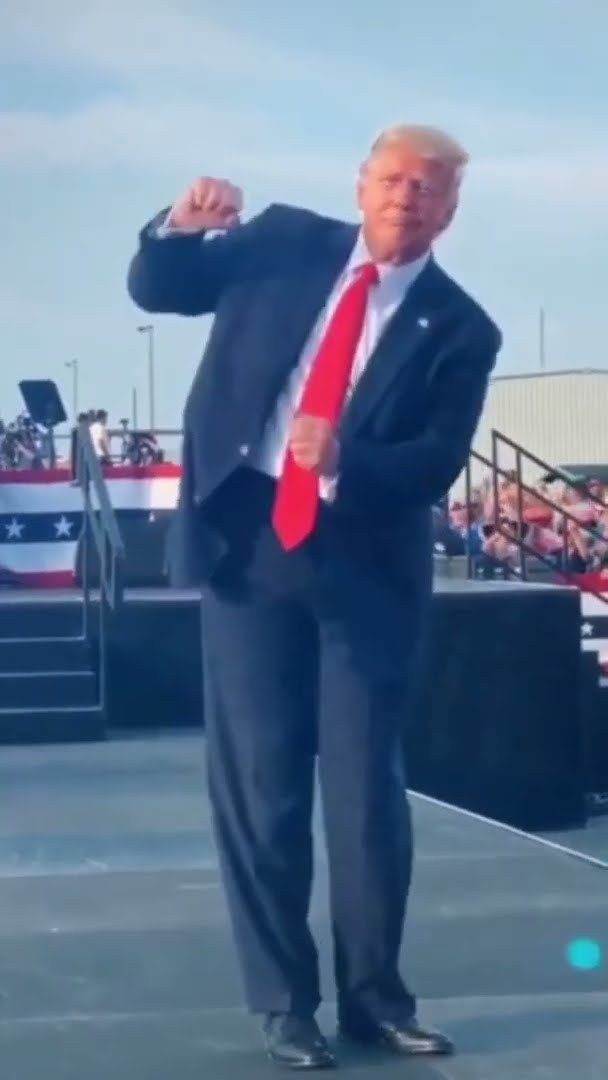 Trump dancing to INCREDIBLY AWESOME music