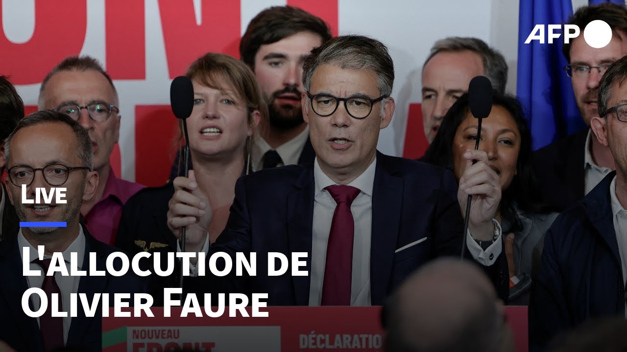 ???? LIVE - Législatives : l'allocution d'Olivier Faure | AFP