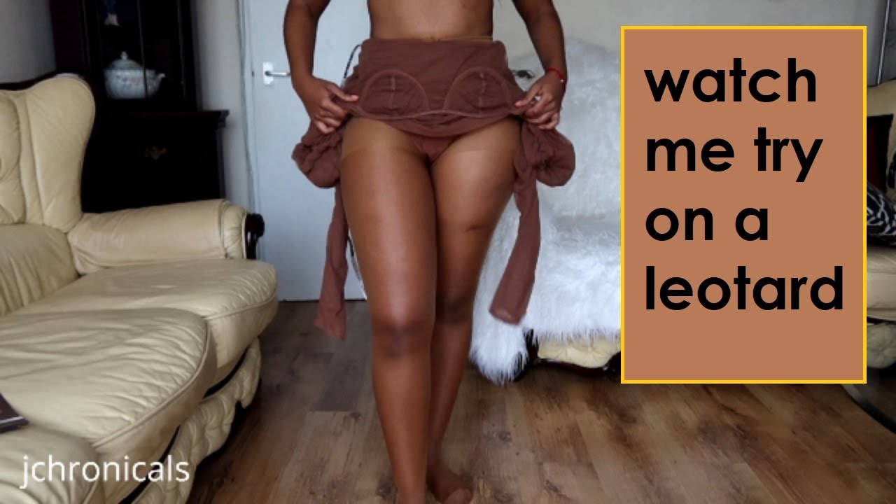TRY ON + REVIEW | ENCOLOR PANTYHOSE WİTH A LEOTARD | BROWN BODYSUİT WİTH NUDE TİGHTS