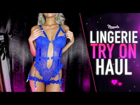 SEXY LİNGERİE TRY ON HAUL WİTH NİNACOLA (2022)