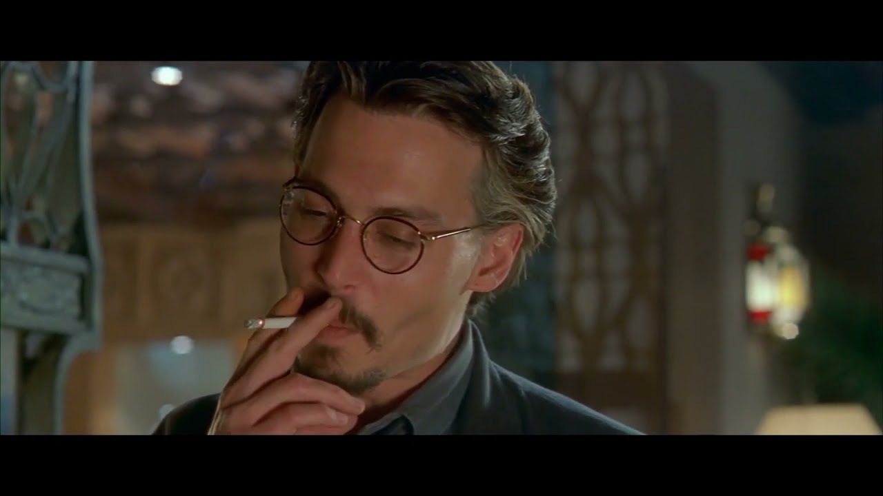 Johnny Depp smoking - Sexy Back (The Ninth Gate，1999)