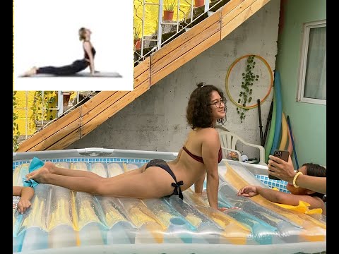 Desafio de yoga en la piscina #6