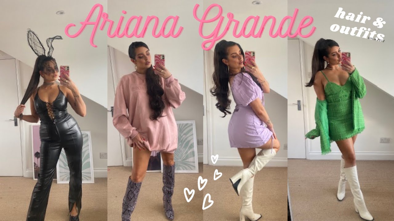 ARIANA GRANDE INSPIRED OUTFITS  HAIR | | MİSSGUİDED | LULLABELLZ | SİZE 10/12 | THANK U NEXT XXX
