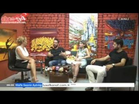 Hilal Ergenekon sitting with crossed legs - 16 08 2016