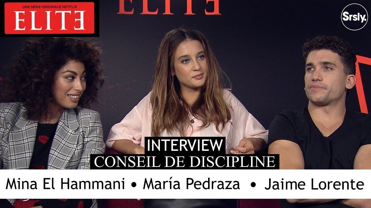 Jaime Lorente, Mina El Hammani  Maria Pedraza en interview barree