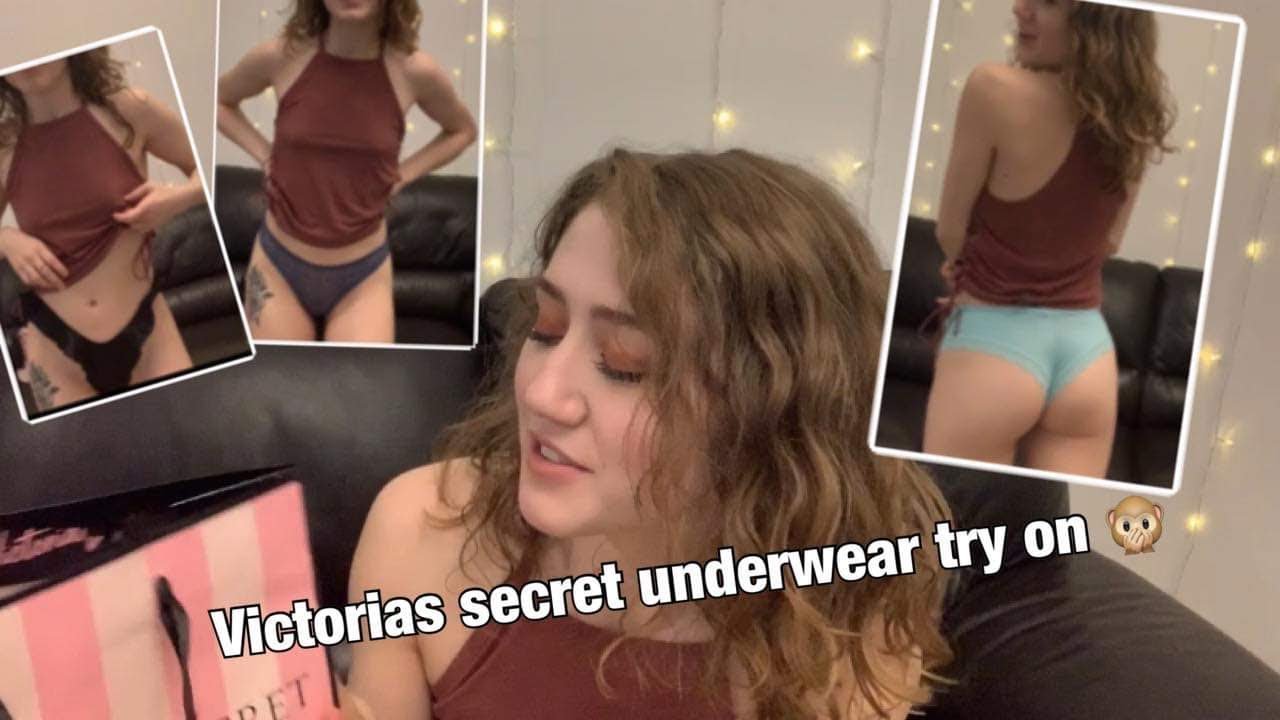 VICTORIA'S SECRET  PANTY TRY ON HAUL/ JOIN THE NO BRA CLUB!!