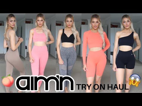 AİMN FİTNESS GEAR TRY ON HAUL! + DİSCOUNT CODE!!