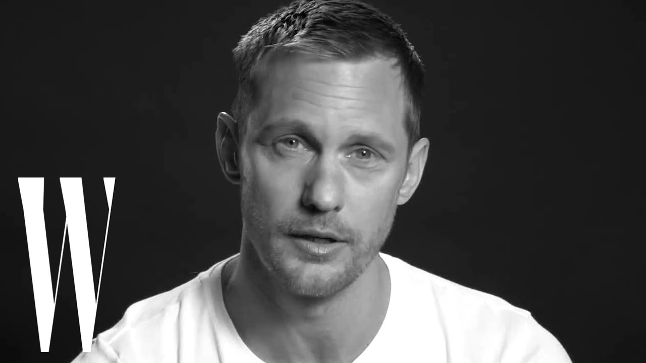 Alexander Skarsgård on His First Kiss  Jessica Lange  and Dr Pepper   Screen Tests   W magazine