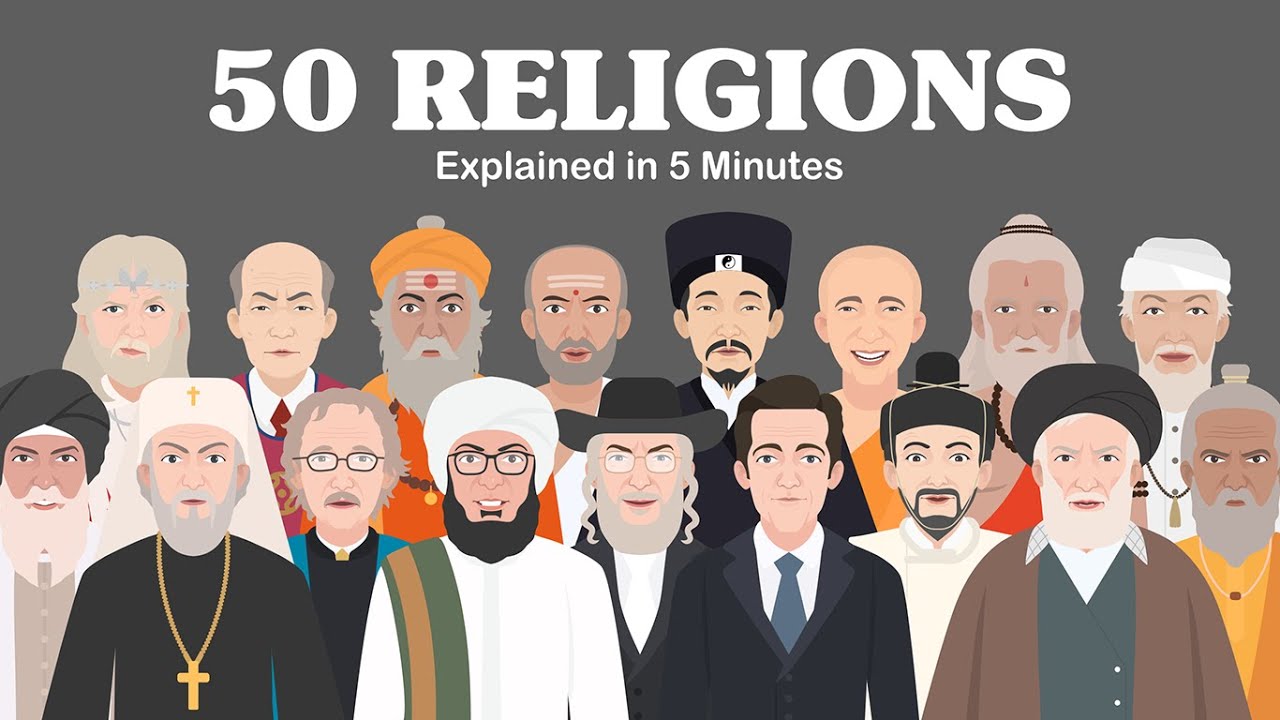50 Religions Explained in 5 Minutes
