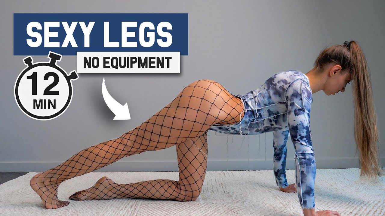 12 Min SEXY LEGS Workout - Do These Exercises To Tighten Inner  Outer Thighs, Calves, No Equipment