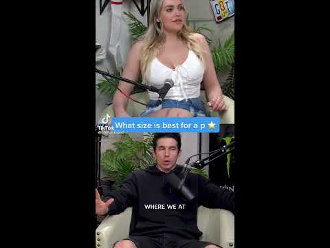 Pornstar talks about perfect male penis size