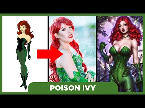 Sexy Cosplay Poison Ivy Character Art In Real Life