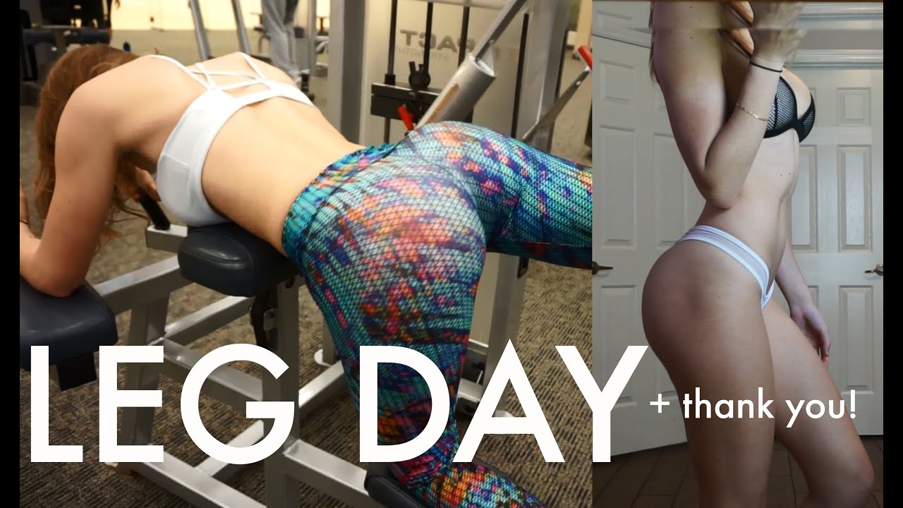 LEG DAY/ BOOTY BUILDING | aftermath of leg day