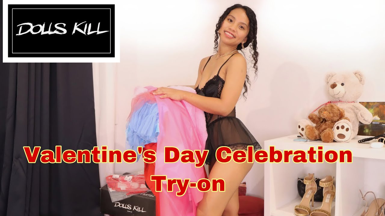 DOLLS KİLL - VALENTİNE'S DAY  OUTFİT TRY-ON  || LEBEE ONGCO