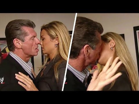 Mr. McMohan and Stacy Keibler Backstage HOT Segment