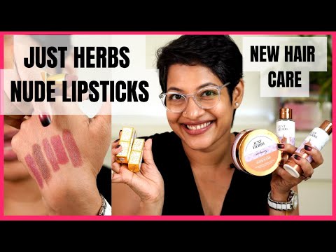 Best Nude Lipsticks from Just Herbs| Giveaway |#Aparnasfab5 | JoyGeeks