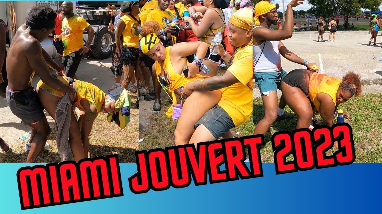 BEST MIAMI JOUVERT 2023.WINE UP IN DE WATER. THIS IS HOW CARIBBEAN PEOPLE PARTY.