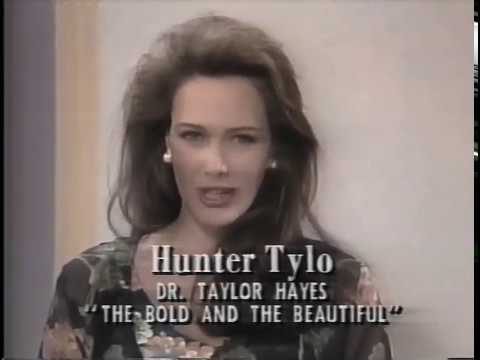 Hunter Tylo receives Sexy Soap Award 1992-Tridge Restoration