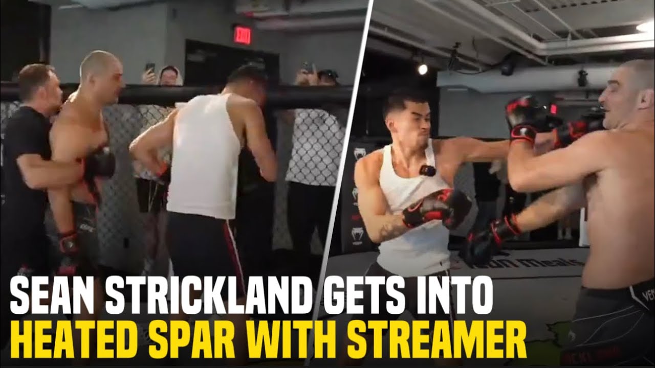 Sean Strickland Spars Influencer at UFC PI