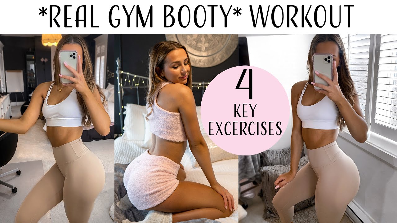 GYM BOOTY WORKOUT  GET ROUNDED GLUTES *BEGİNNER FRİENDLY*