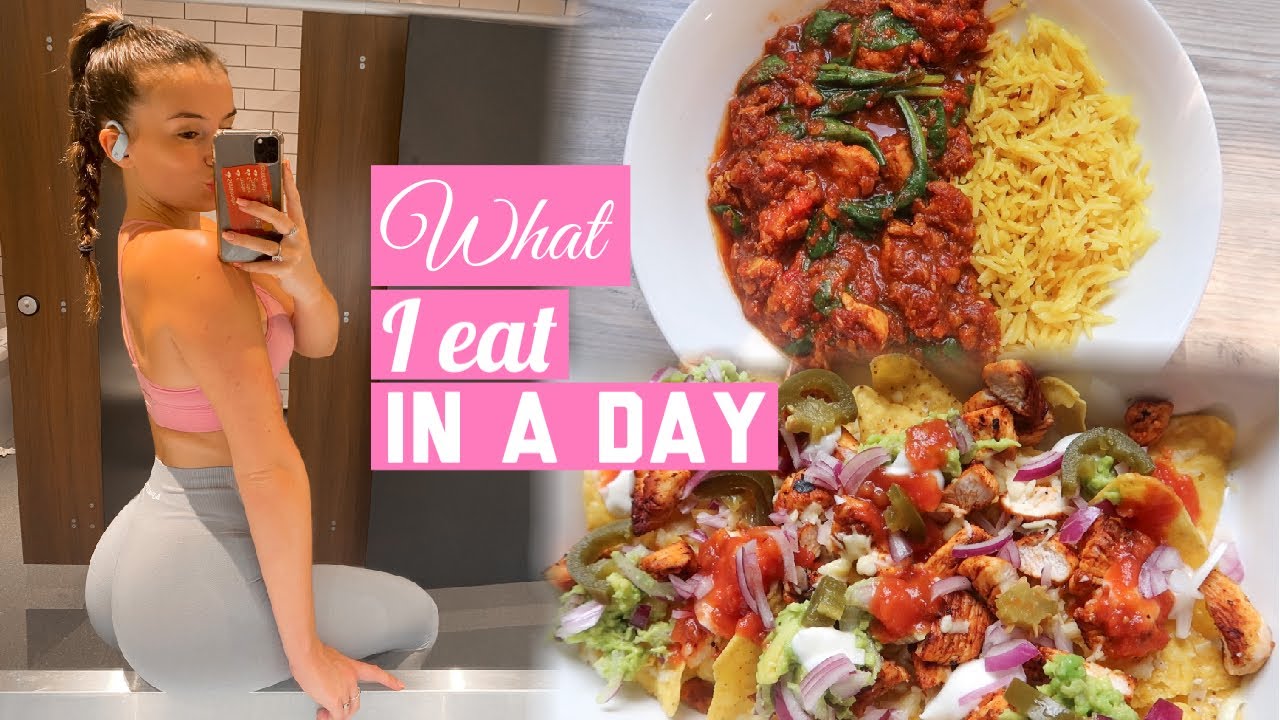 WHAT I EAT IN A DAY TO BUILD MUSCLE | Quick and Easy *actually tasty*