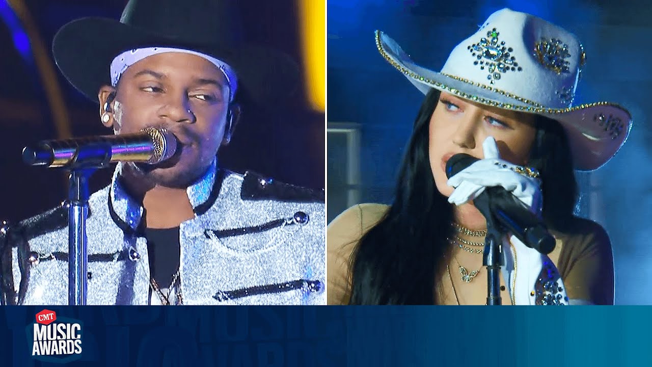 Jimmie Allen & Noah Cyrus Perform 'This Is Us' | CMT Music Awards