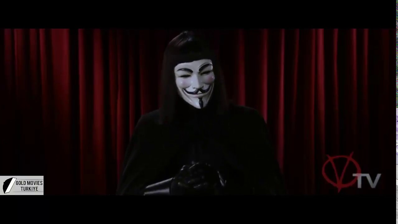V for Vendetta | Televizyon Konuşması! | ( 3/4 ) | (2006)