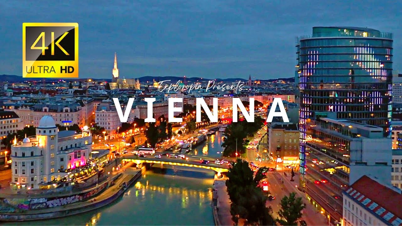 Vienna, Austria  in 4K ULTRA HD 60FPS Video by Drone