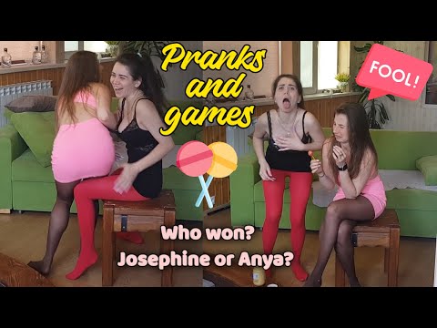 Funny games, pranks and surprises | girls in pantyhose