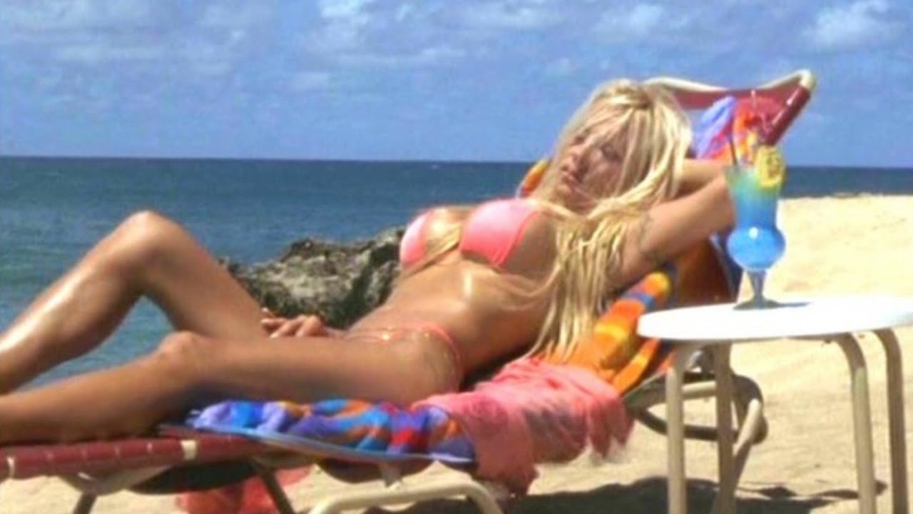 Hot Actress Pamela Anderson on Bikini From Baywatch  TV Series (1989–2001)