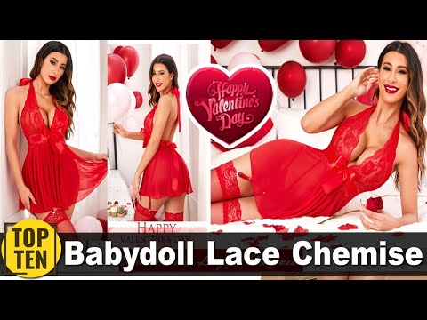 Babydoll Lace Chemise Sexy Lingerie Try On Haul Lace Chemise Nightgown