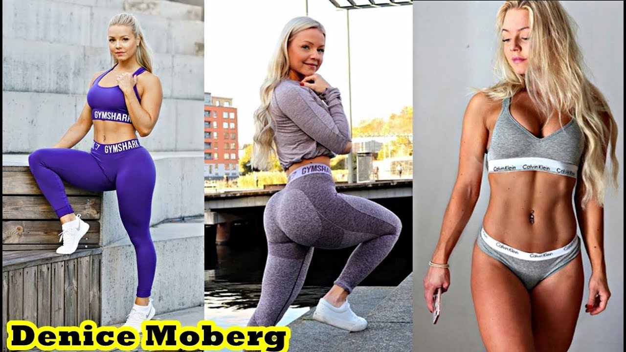 denice moberg - sexy fitness babe / total body workout  daily training