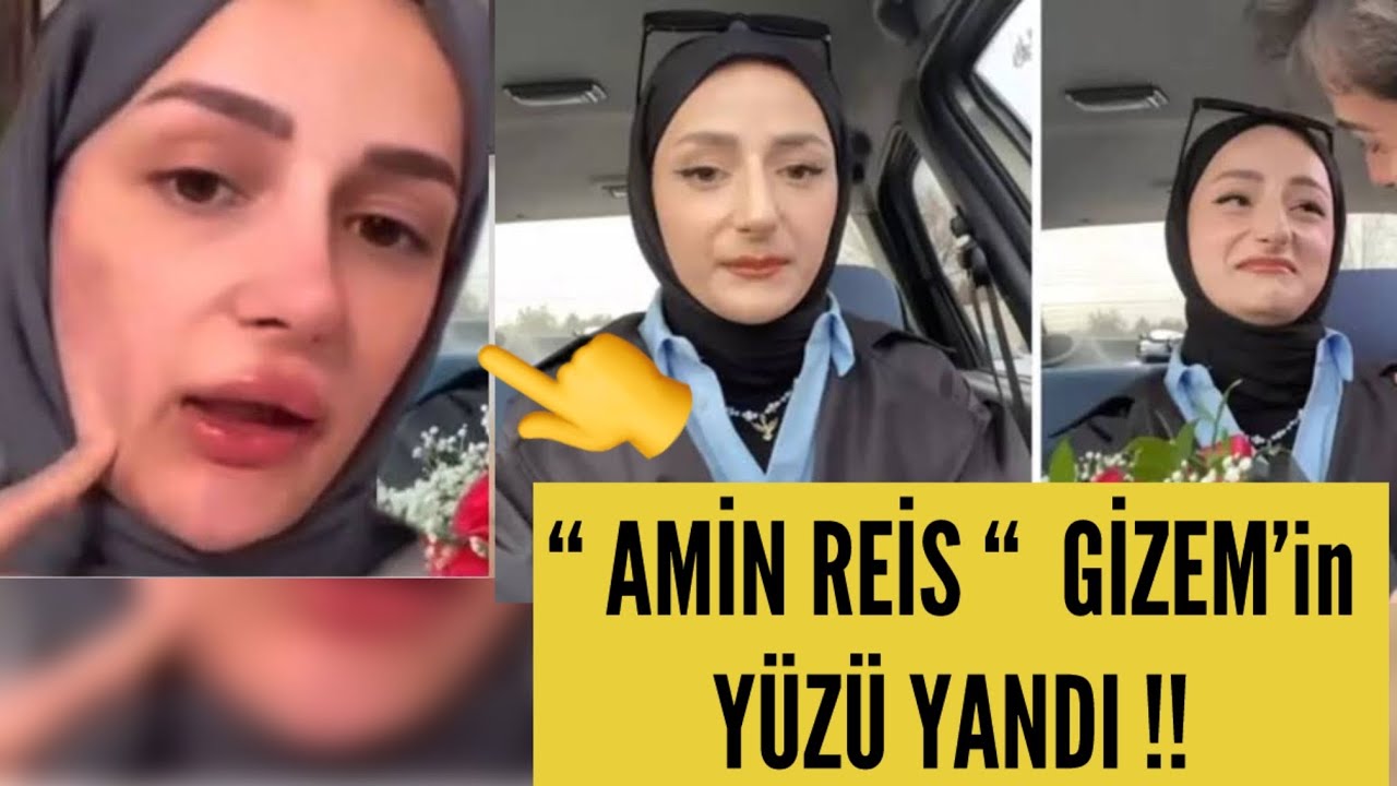 'Amin Reis' lakaplı fenomenin yüzü yandı Gizem Yıldız