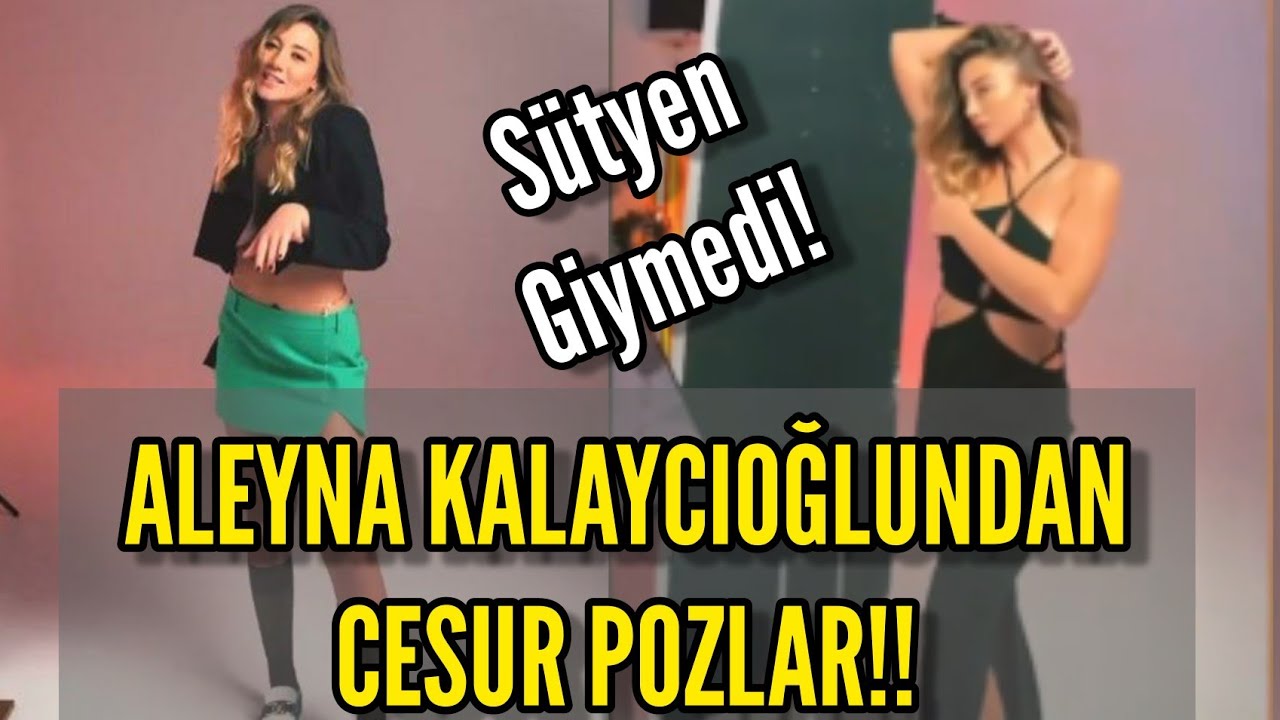 Survivor Yarışmacısı Aleyna Kalaycıoğlu'dan Cesur pozlar Sütyen giymedi