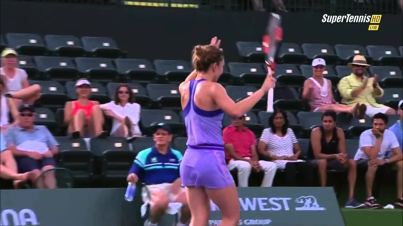 SİMONA HALEP THİNKS MATCH İS OVER AT 5-3