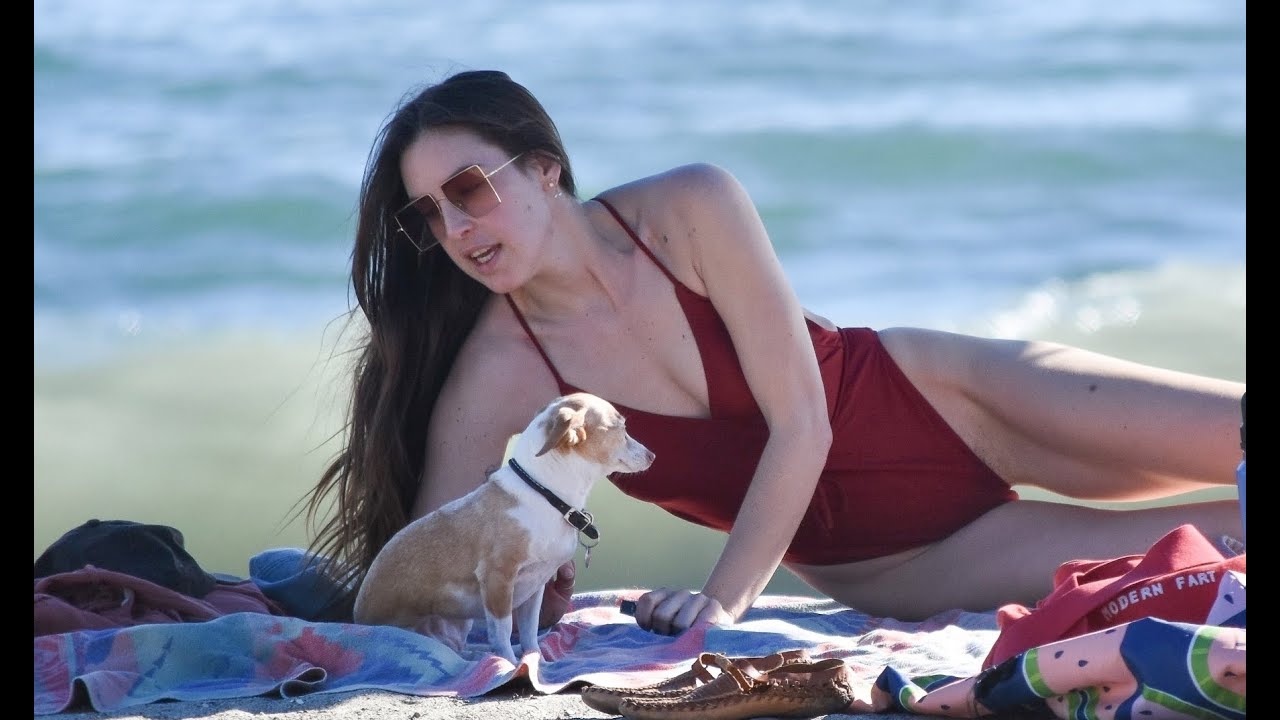 Scout Willis looks amazing in a red  swimsuit as she hits the beach in Malibu