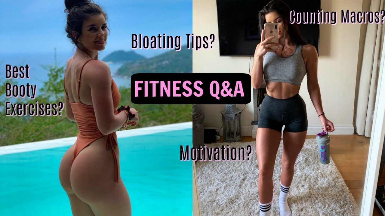 Answering Your FITNESS Questions! | Bloating, Booty Growth, Counting Macros  More!
