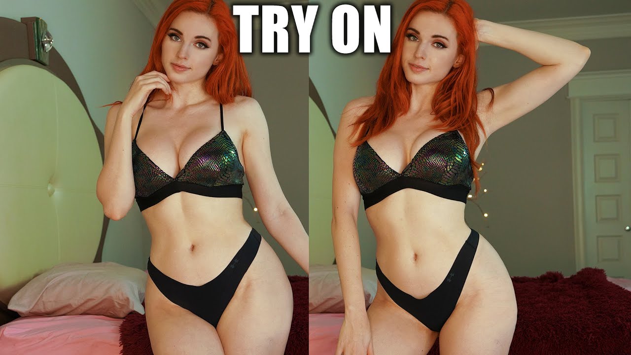 HOT SPORTS BRA TRY ON | AMOURANTH