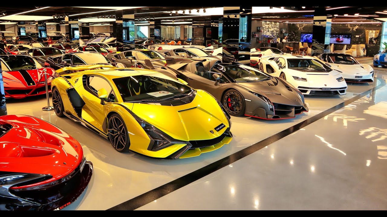 FRST MOTORS DUBAI   Walking Around INSANE   Most Expensive Supercar   Hypercar Paradise