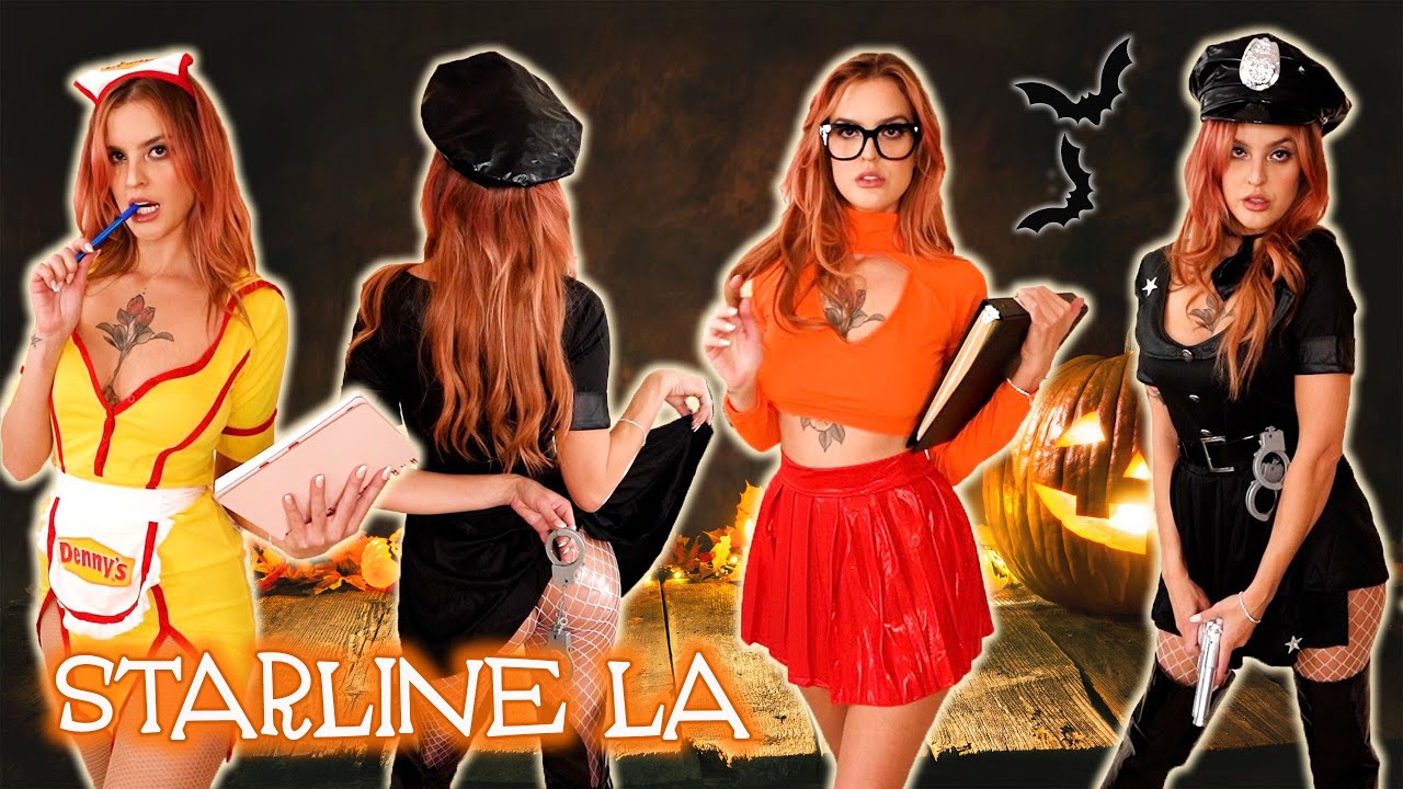 FUN AND **CUTE** HALLOWEEN COSTUME TRY ON HAUL FT. STARLİNE LA (PART 2)