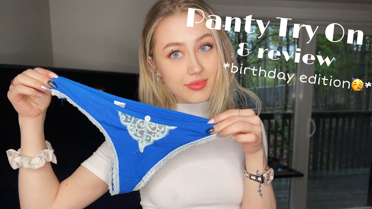 Trying On Panties For My Birthday Knotty Knickers Videos