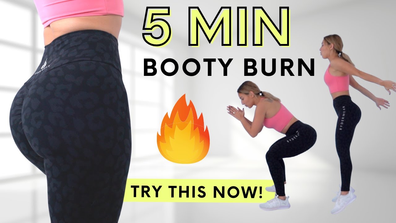 The BEST 5 MIN workout for your BOOTY  LEGS // by Vicky Justiz
