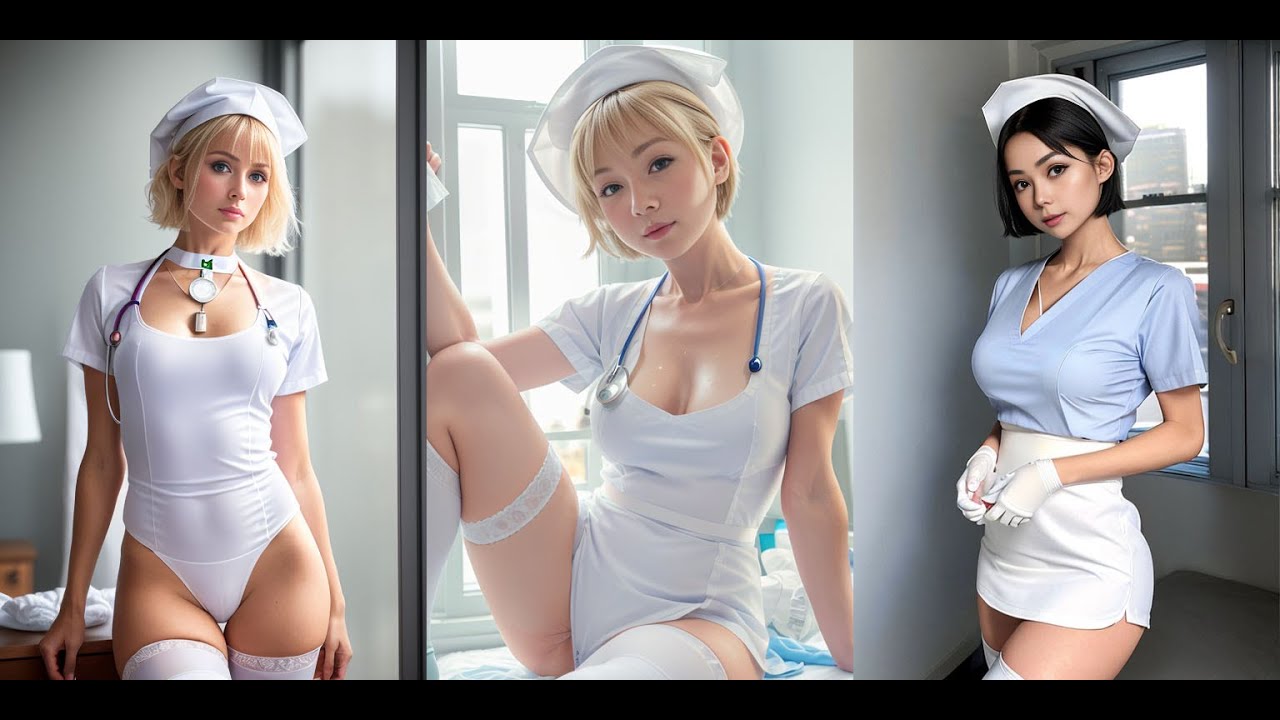 [AI Art] Sexy Nurse   - Phoenix Ai